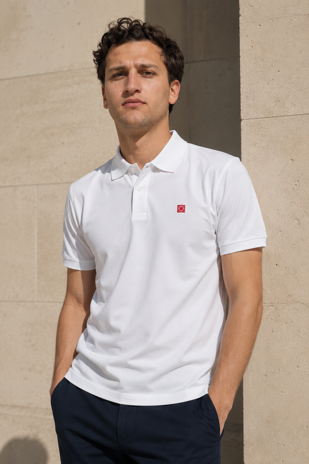 Polo de manga corta